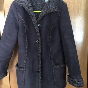 Brown ll bean jacket. Size small reg